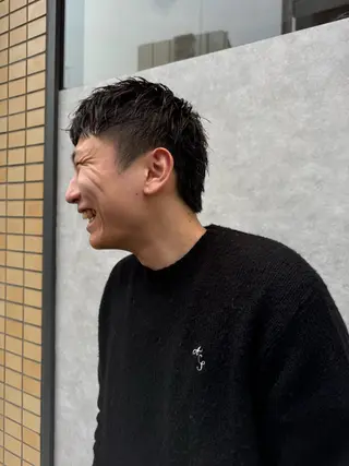 メンズ 米元 春奈のヘアスタイル