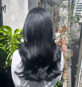 ロング カラー 🌷ラベンダーピンク 顔まわり🌷ねいろのヘアスタイル
