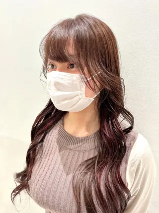 ロング カラー i sのヘアスタイル