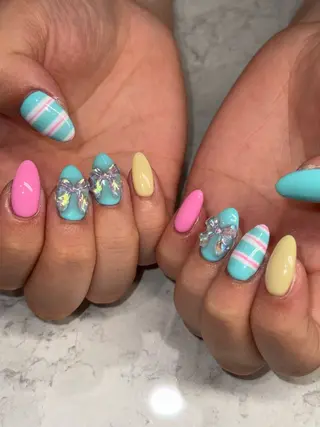 ネイル hazuki ☽ 6月予約受付中✨のネイルデザイン