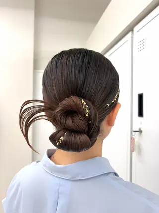 ロング ヘアアレンジ 艶カラー┊͙透明感 ┊͙横浜┊͙みゆ🩵のヘアスタイル