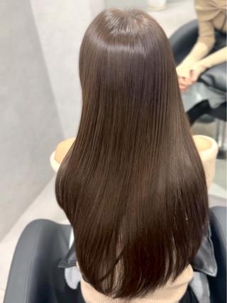 セミロング パーマ 小林蒼太 梅田モデル募集のヘアスタイル