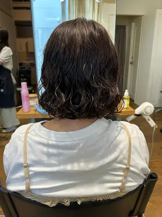 ショート パーマ 、 、のヘアスタイル