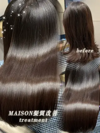 ロング 銀座マンツーマン/ 艶髪/佐藤カコのヘアスタイル