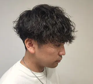ショート パーマ メンズ 【イケメン風パーマ】 SHOFYのヘアスタイル