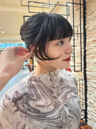 ミディアム MINXginza タイラミユネのヘアスタイル