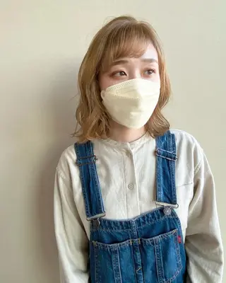 ショート カラー パーマ メンズ キッズ マツエク・マツパ 山本 銘子のヘアスタイル