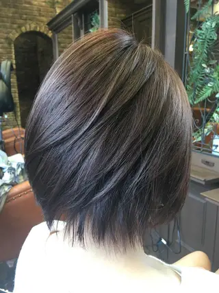 ショート カラー 久次米智人/艶/美髪 /透明感カラーのヘアスタイル