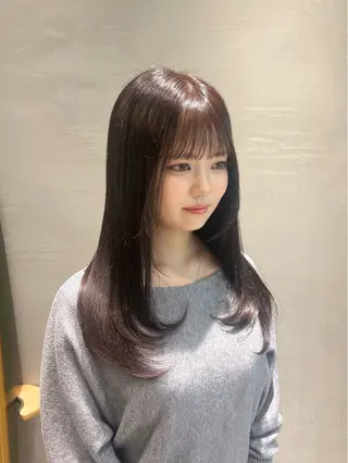 カラー 中田 和花のヘアスタイル