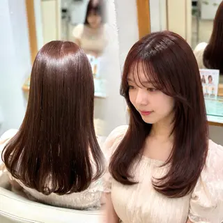 ロング カラー 🩰Kurumi🩰 レイヤーカットのヘアスタイル