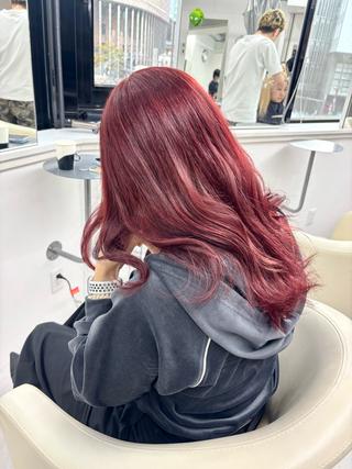 ミディアム 🎗副店長/井上 竜 ブリーチ指名No.1のヘアスタイル