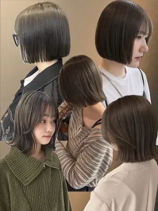 セミロング カラー 髪質改善/艶髪 🌿harukaのヘアスタイル