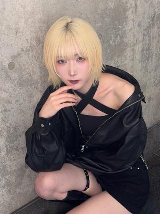 ショート カラー RURI韓国ボブ 🇰🇷タッセルボブのヘアスタイル