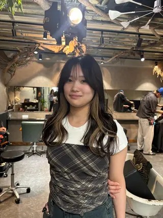 ロング カラー 垢抜けカラー ヒロムのヘアスタイル