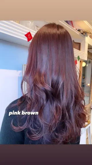 ロング カラー ヘアアレンジ KAREN🕊️ 大宮美容室のヘアスタイル