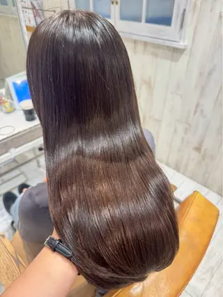 ロング カラー 森下 乃安のヘアスタイル