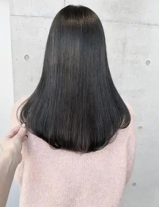 ロング カラー パーマ ヘアアレンジ 透明感カラー✂︎ /縮毛矯正/YUKAのヘアスタイル