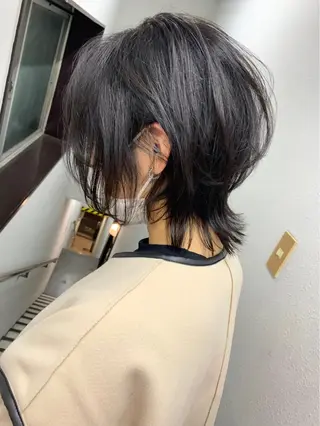 ショート レイヤー×透明感 Tatsuya💫のヘアスタイル