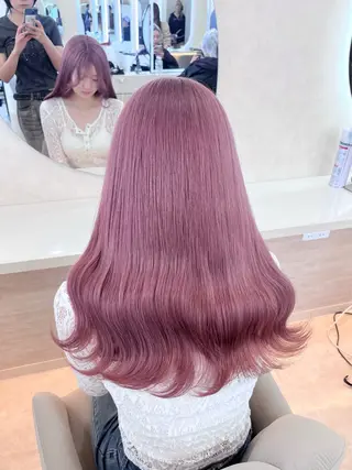 ロング 角田 満帆のヘアスタイル