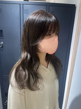 ロング 透明感ケアカラー/ レイヤー/ryokaのヘアスタイル