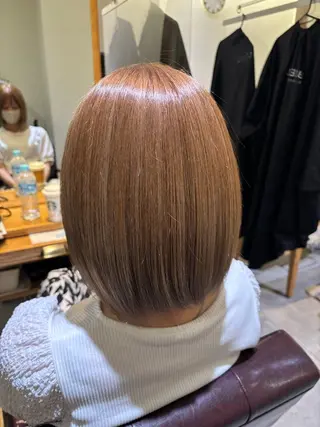 ミディアム カラー 清家 遥香のヘアスタイル