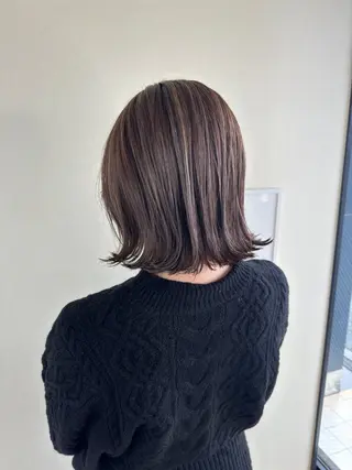 ショート カラー ハイライトカラー✨ グレージュ✨鎌倉光洋のヘアスタイル