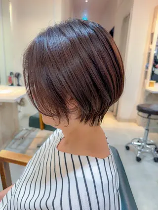 ショート カラー 口コミ5.0🌈町田 👑美髪/縮毛矯正のヘアスタイル