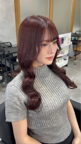 ロング カラー ブリーチなしの達人 🌈KAITOのヘアスタイル