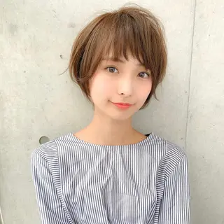 ショート カラー ヘアアレンジ ダブルカラー｜ なおき｜池袋美容師のヘアスタイル
