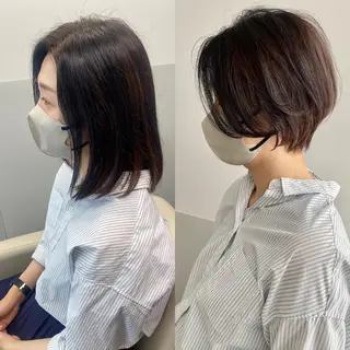 ショート カラー ヘアアレンジ 小林 佳祐のヘアスタイル