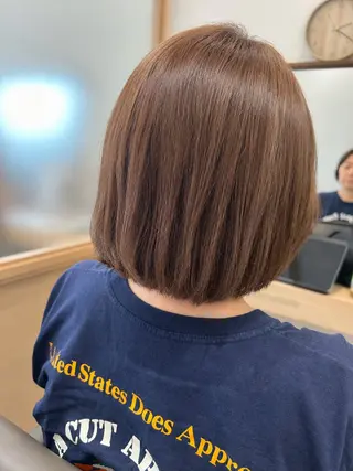 セミロング カラー 久木原 ゆりのヘアスタイル