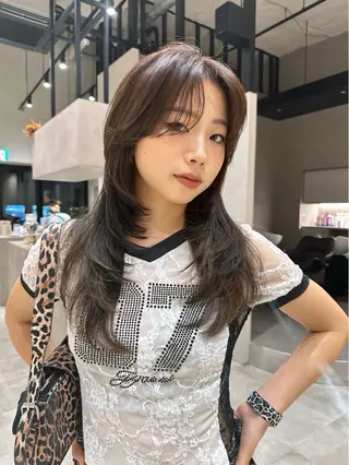 ロング 盛れるカットカラー DEAN豊橋店のヘアスタイル