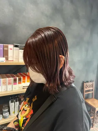 セミロング 坂庭 美夢のヘアスタイル