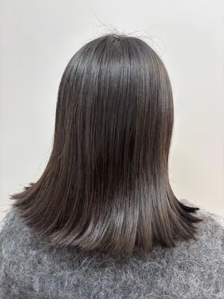 ミディアム みぞぐち じゅりのヘアスタイル