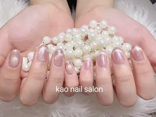 ネイル kao nail マグネット/長さだしのネイルデザイン