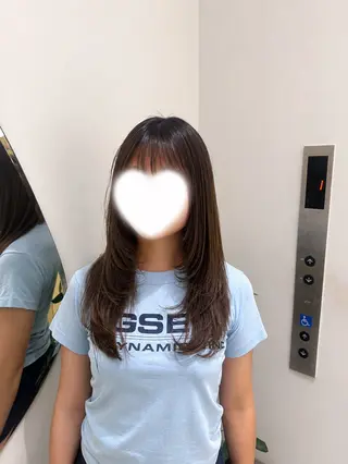 セミロング Zina天神🌻 Honokaのヘアスタイル