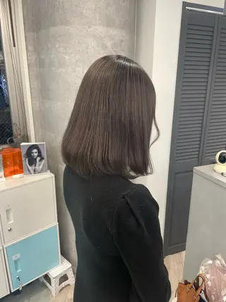 ミディアム ♡似合わせ ♡ハイトーン♡のヘアスタイル