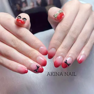 ミディアム Akina Nail 亀戸のネイルデザイン
