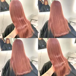 ロング カラー Cielro/ダブル カラー/西田咲希のヘアスタイル