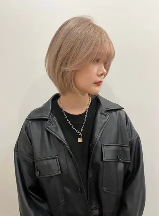 ショート カラー ヘアセット🎀パーマ Tsubasaのヘアスタイル