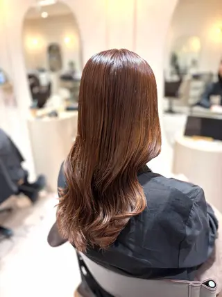 ロング カラー 菅原 渚のヘアスタイル