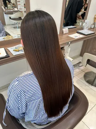 ロング パーマ 藤田 実優のヘアスタイル