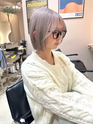 ショート 【ハイトーン特化】 Hugのヘアスタイル