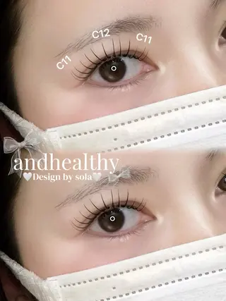マツエク・マツパ 🧸SOLA🍪 lea'firstのマツエク・マツパデザイン