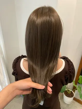 ロング まつ あみのヘアスタイル