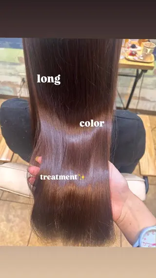 ロング カラー カラーモデル募集！ 佐々木彩衣🤍🪄のヘアスタイル