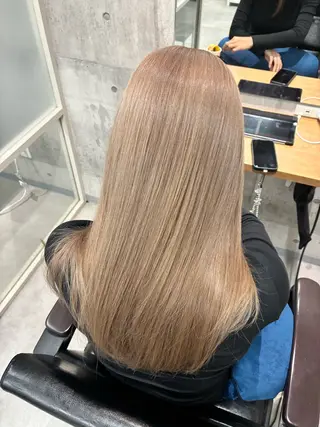 ミディアム newi ナカノのヘアスタイル