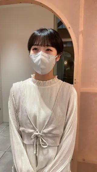 ショート BLOCK hair makeのヘアスタイル