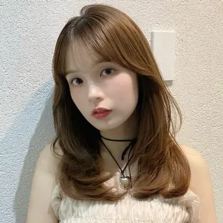 ミディアム 地毛風矯正✨×髪質 改善⭐️NOJIのヘアスタイル