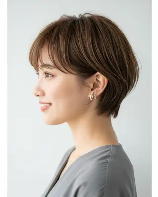 ショート 【顔イメージ診断】 海老原寛大のヘアスタイル